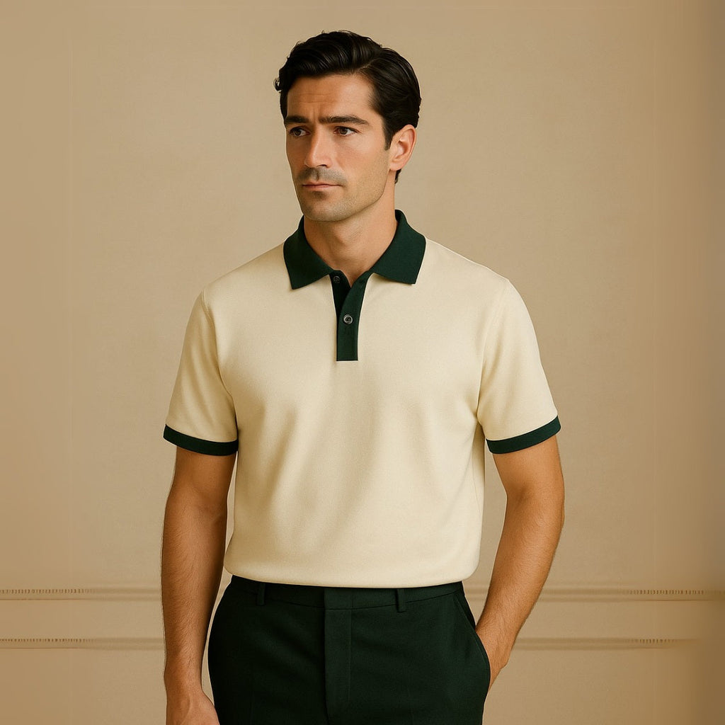 Polo Vittore pour homme uni