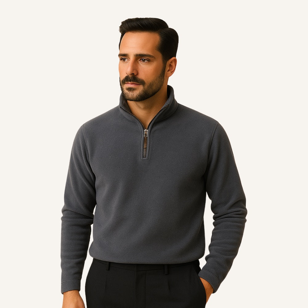 Pull Piemonte pour homme demi-zip
