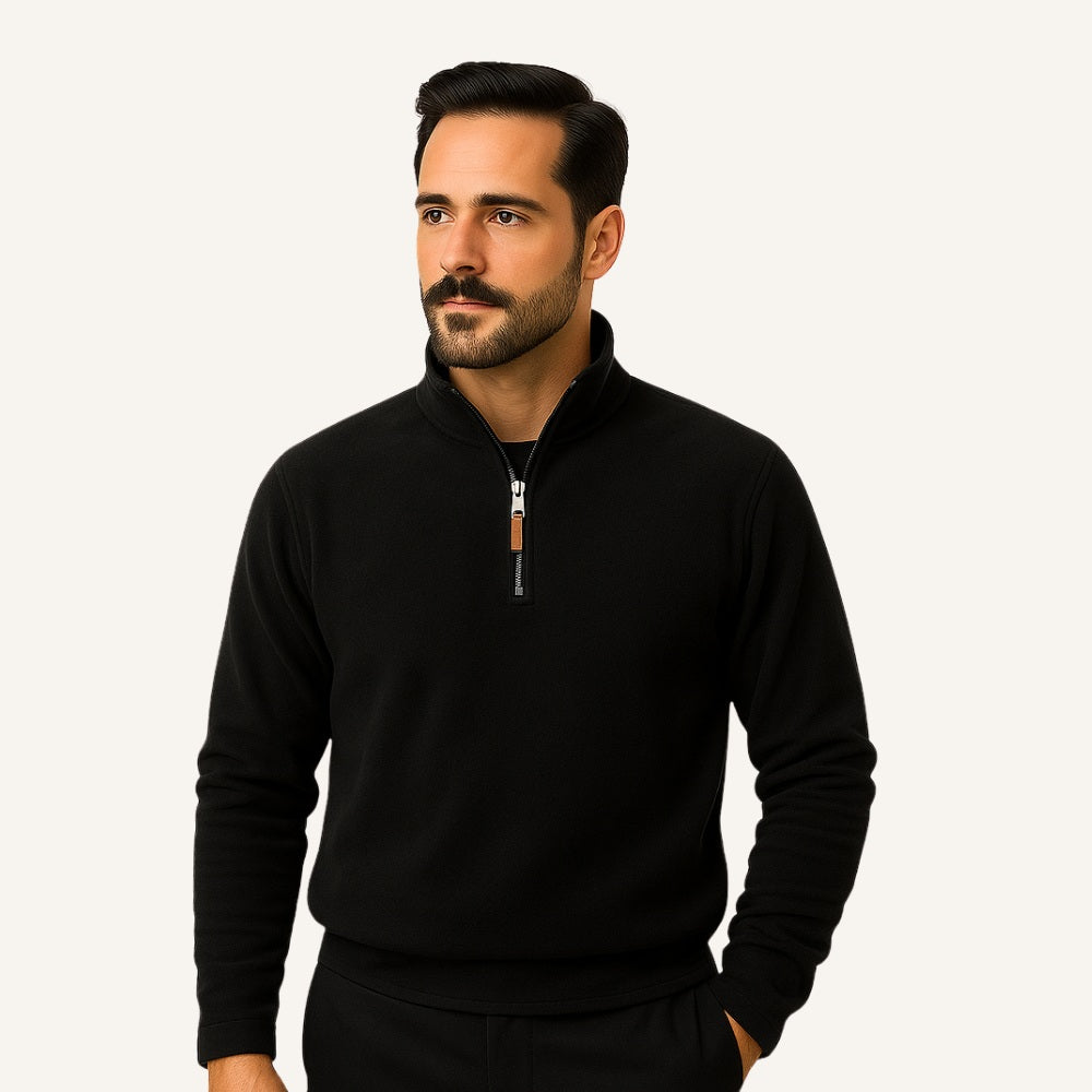Pull Piemonte pour homme demi-zip