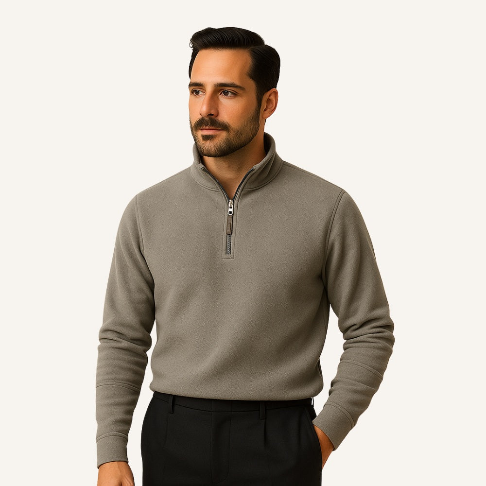 Pull Piemonte pour homme demi-zip