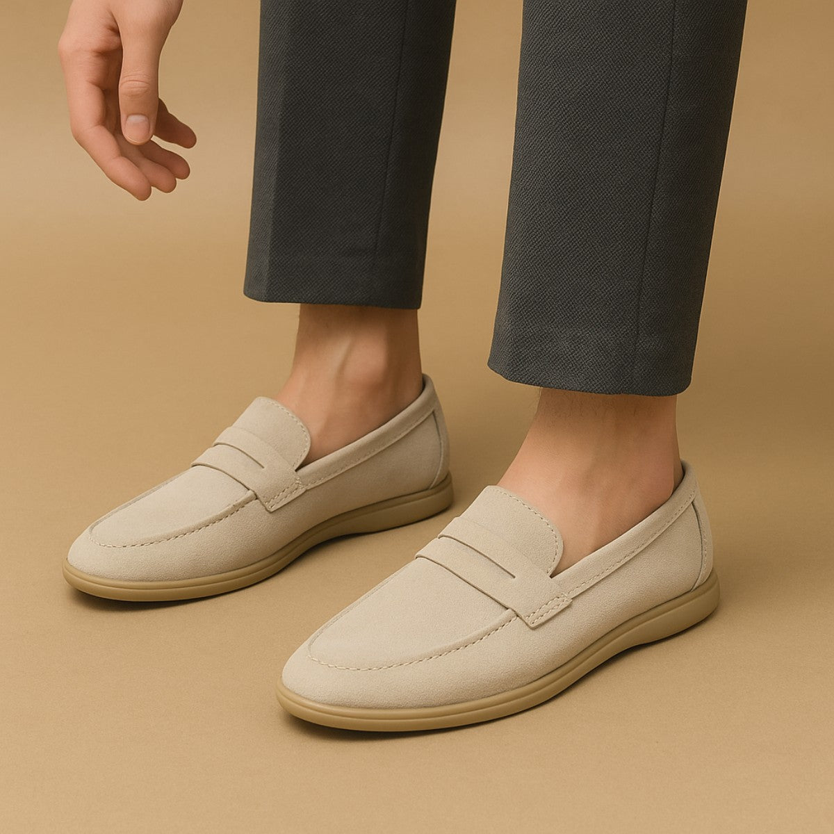 Loafers Master Heren Suède