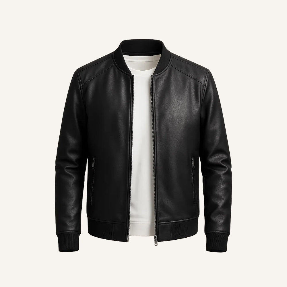 Jack Gran Nero Heren Leer