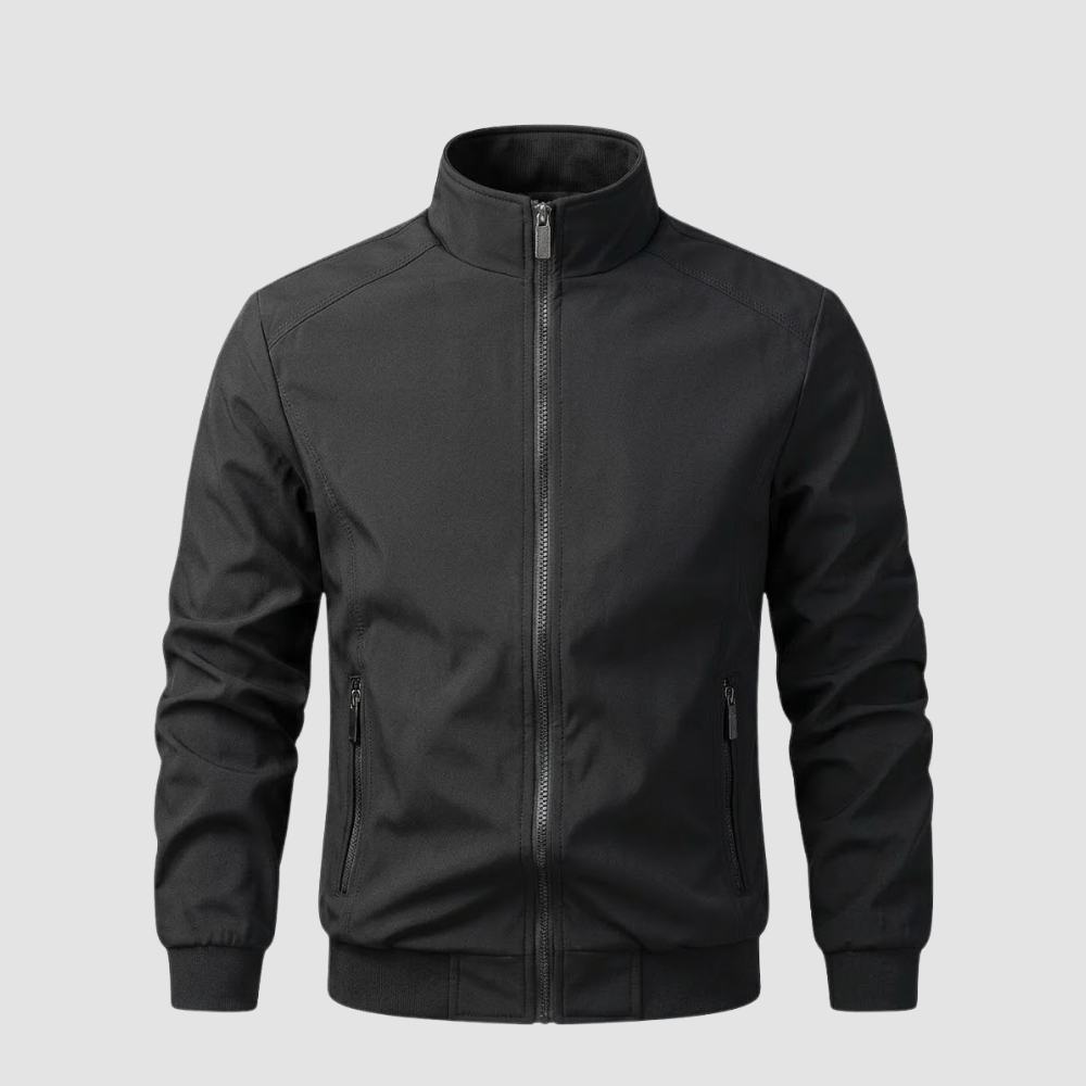 Classic High Neck Zip Jacket