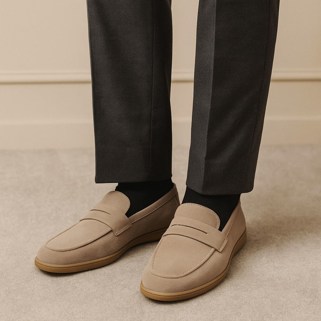 Loafers Master Heren Suède