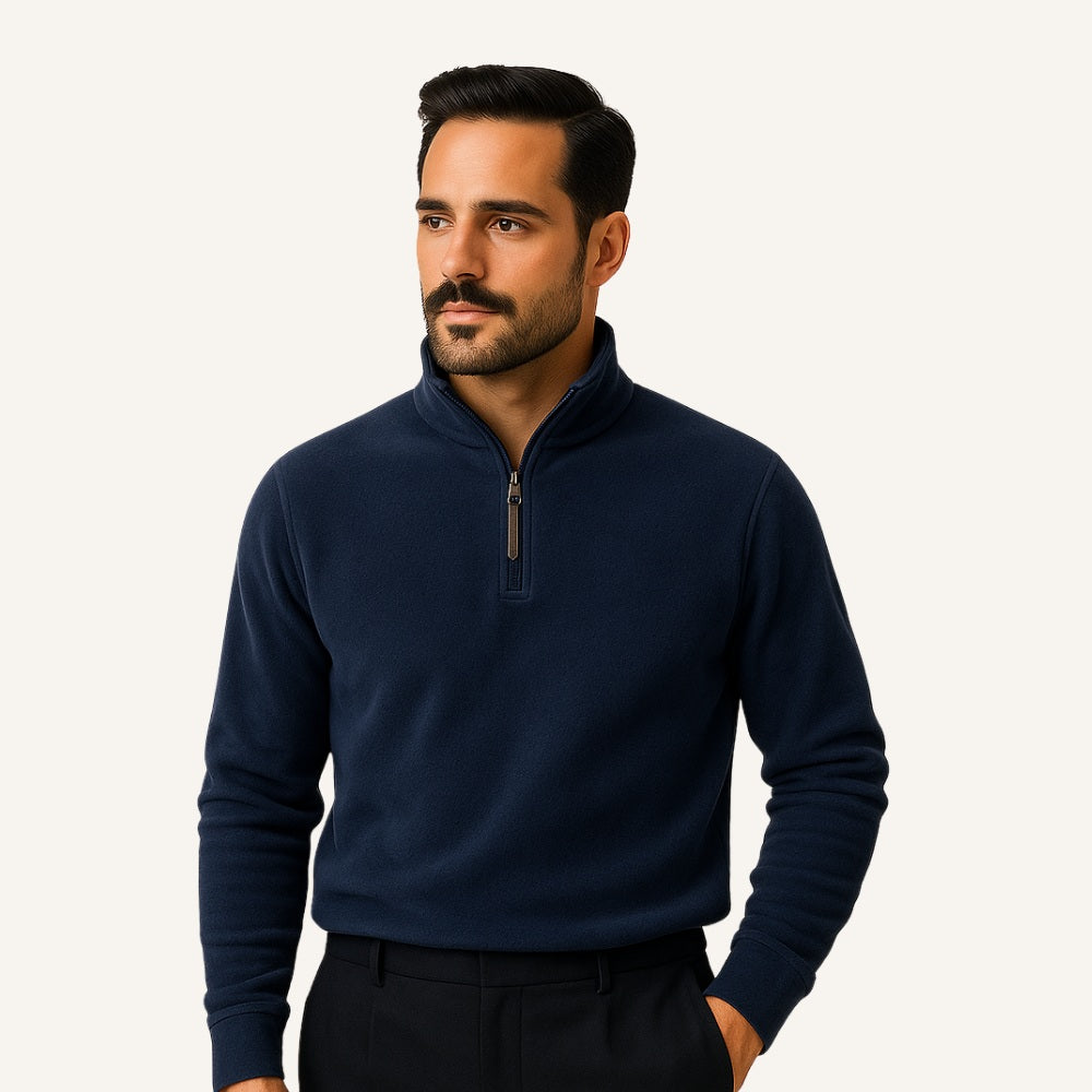 Pull Piemonte pour homme demi-zip